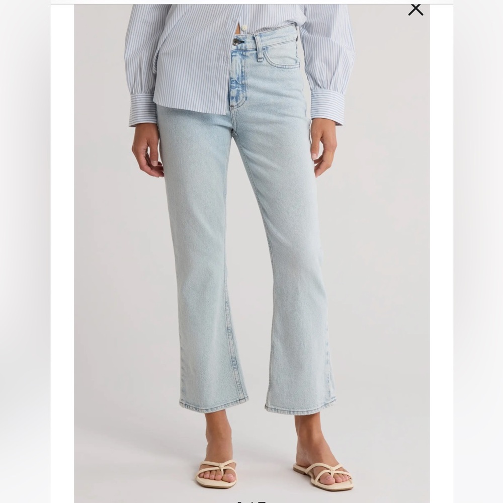 Rag & Bone Piper Crop Jeans Size 28 Hatfield Light Blue Wash
High Rise
